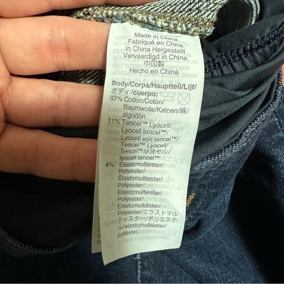 Madewell Over-the-Belly Tencel Edition Skinny Maternity Jeans size 27 - Picture 9 of 10